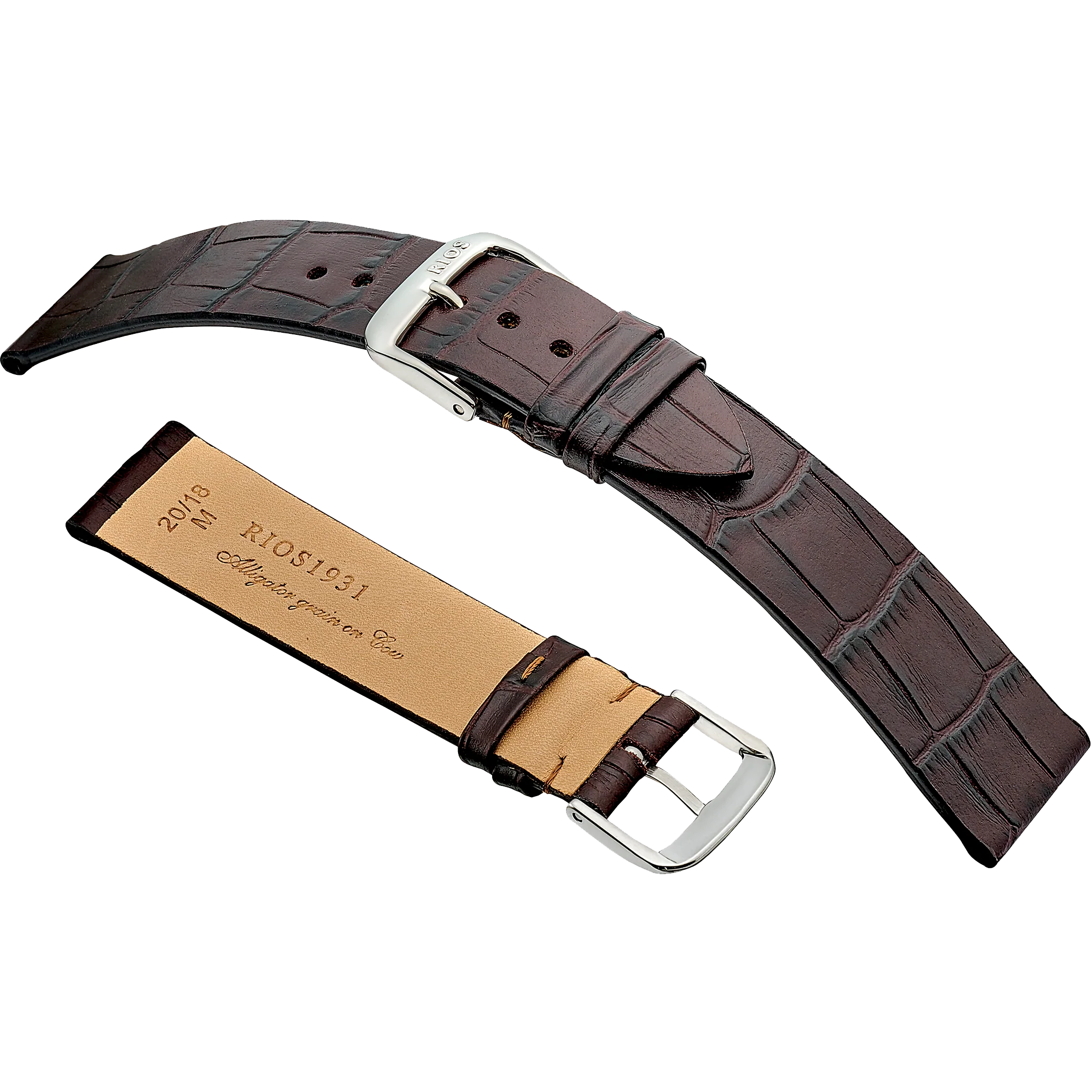 Rios 1931 Watchstrap - Miami - Embossed Alligator Grain - Image 3