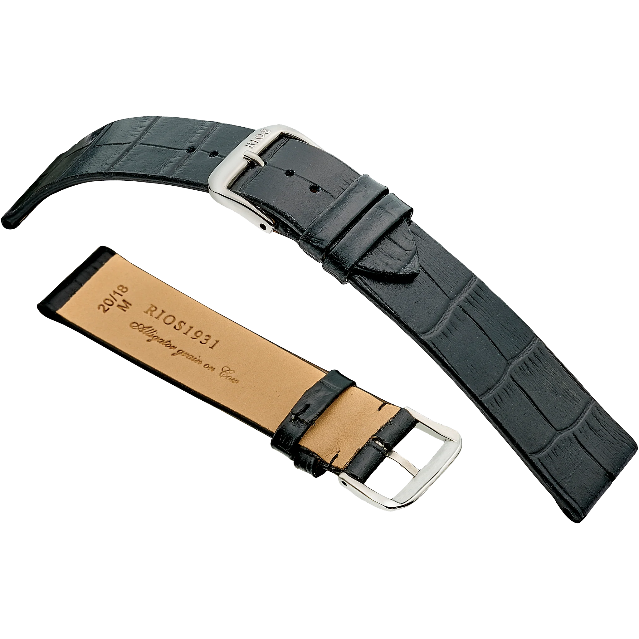 Rios 1931 Watchstrap - Miami - Embossed Alligator Grain - Image 5