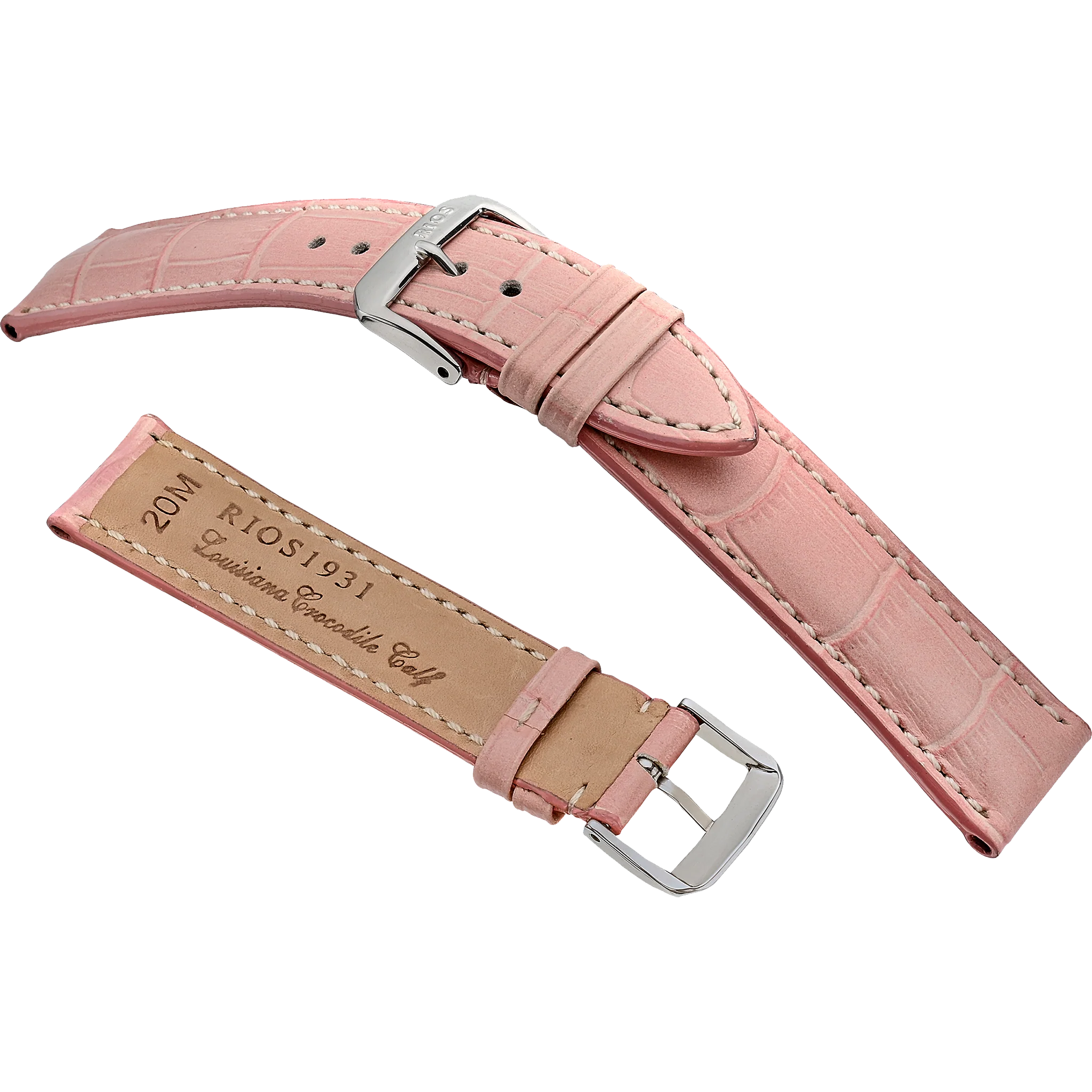 Rios 1931 Watchstrap - New Orleans - Embossed Alligator Grain - Image 9