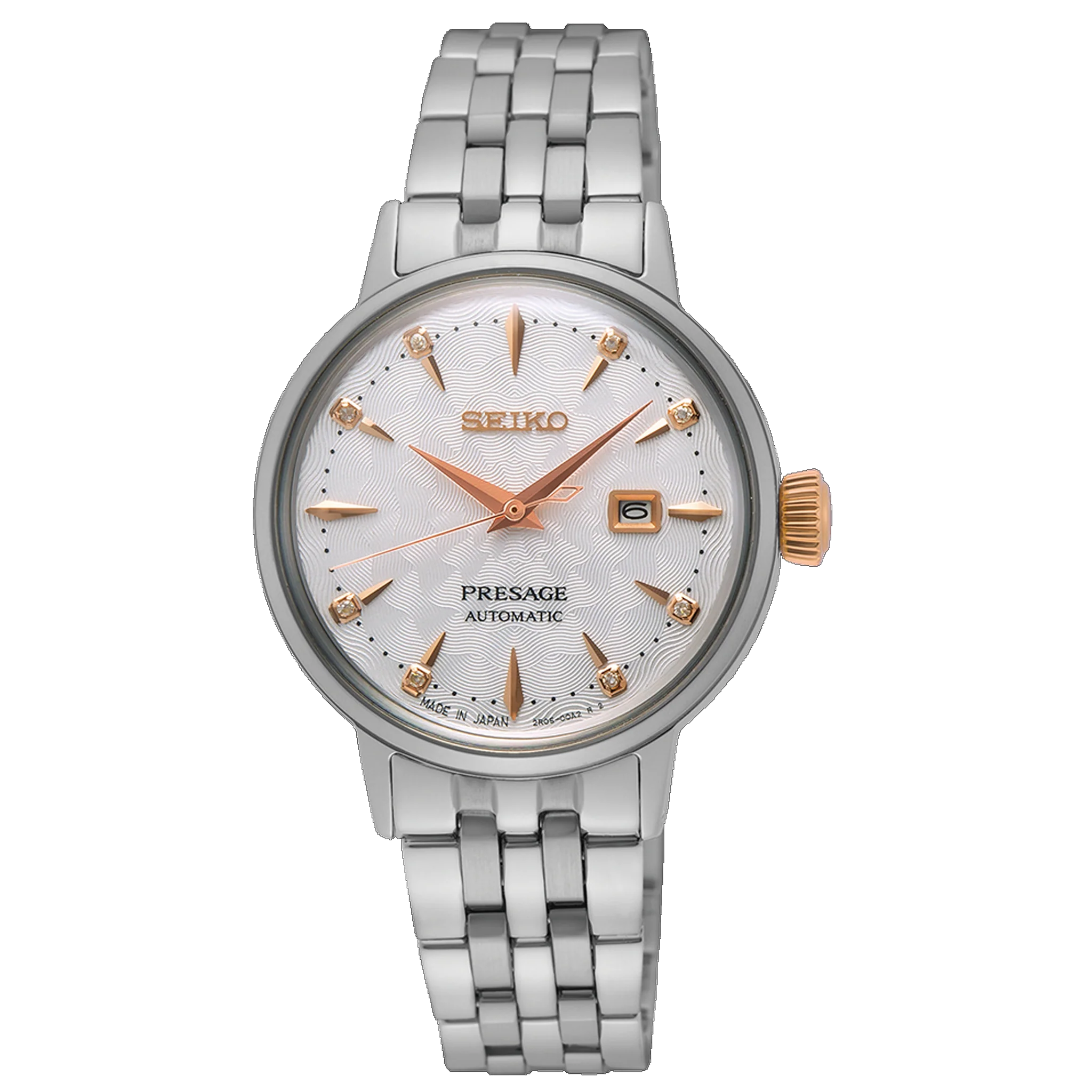 Seiko Presage - 30MM Cocktail Time 'Clover Club' Diamond Twist