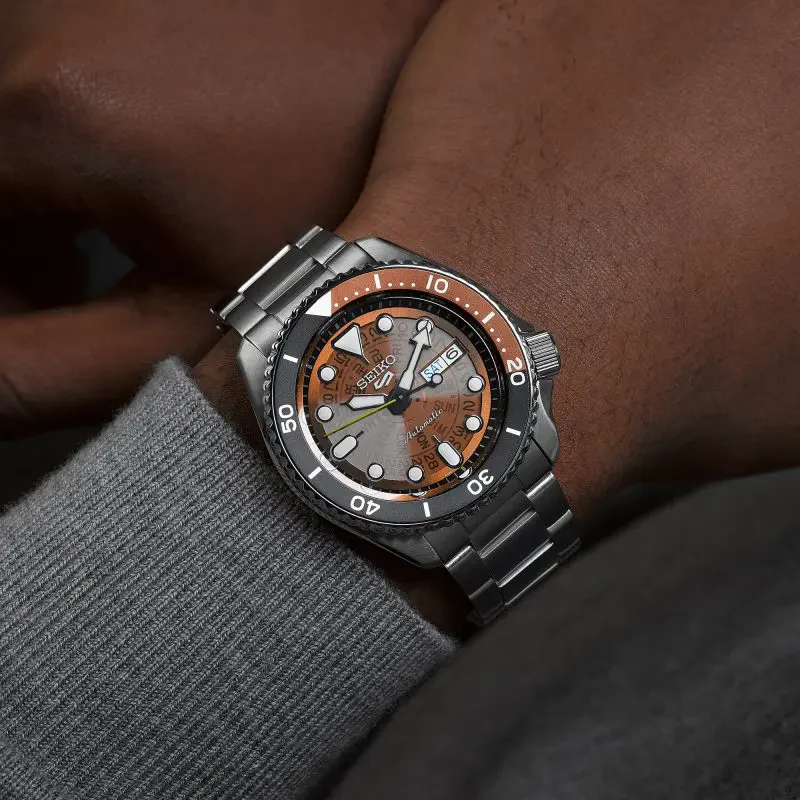 Seiko 5 Sport - Sport Series with Brown Translucent Dial - Image 3