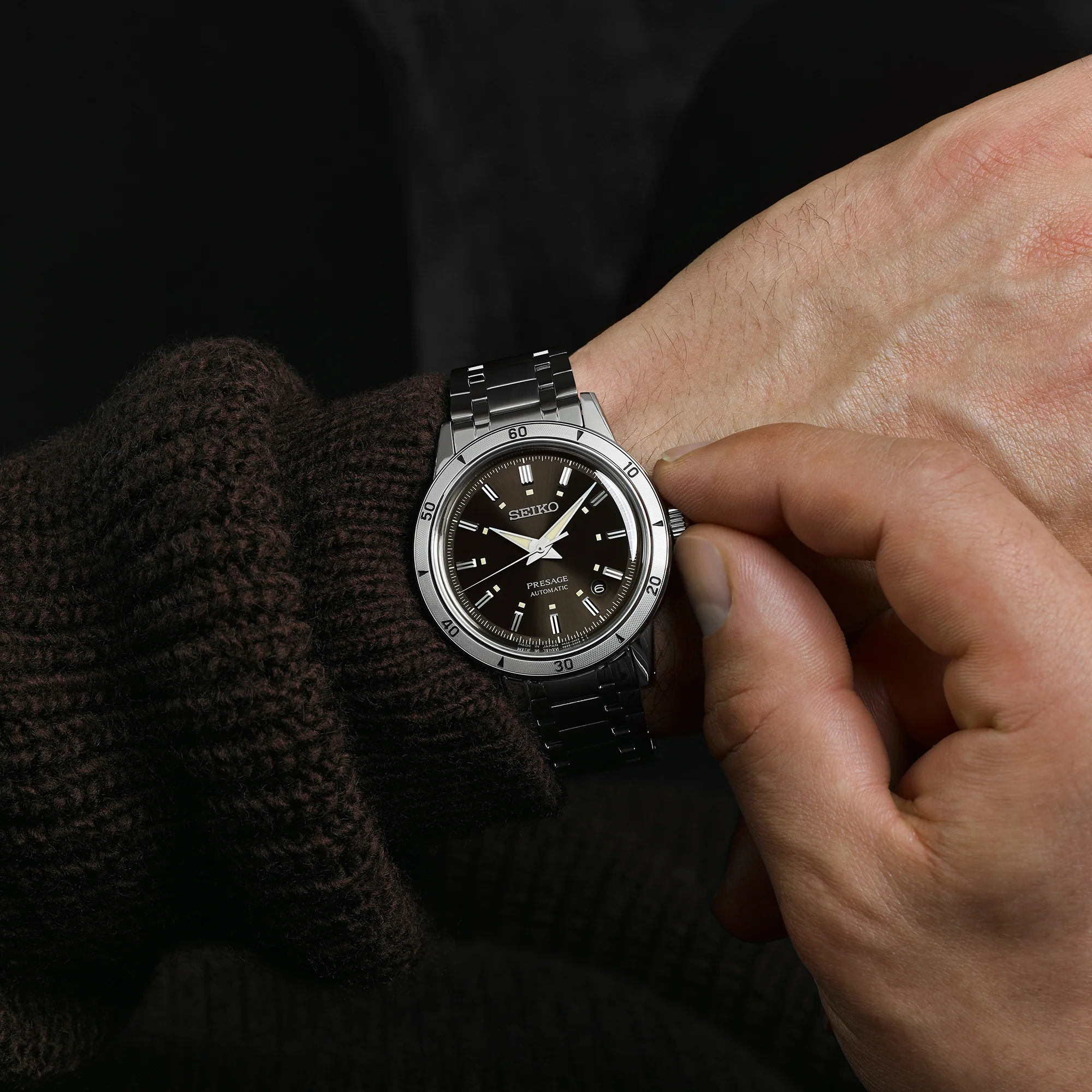 Seiko Presage Automatic - 'Elegant yet Rugged' Brown - Image 5