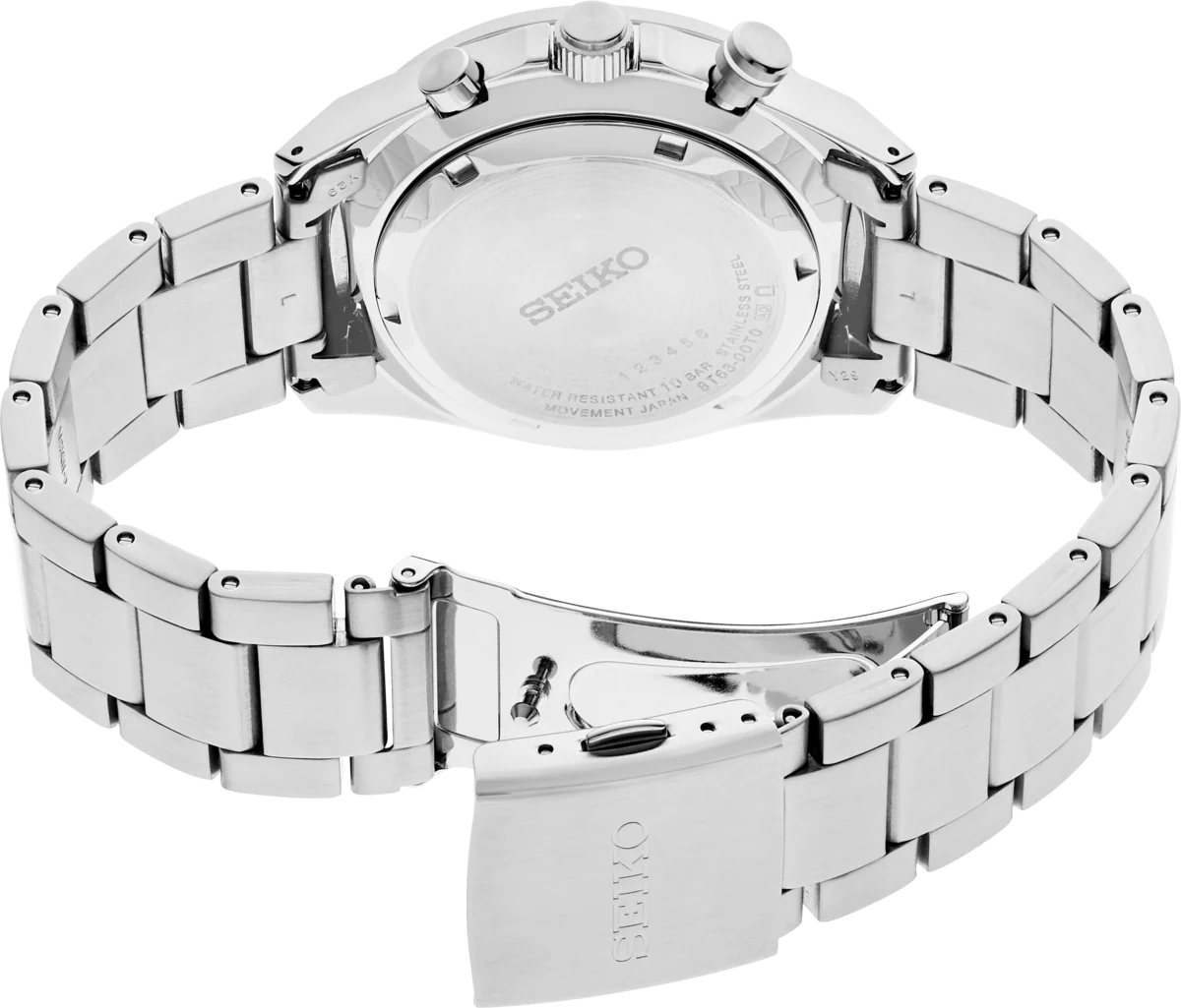Seiko Chronograph - Black Dial - Image 3