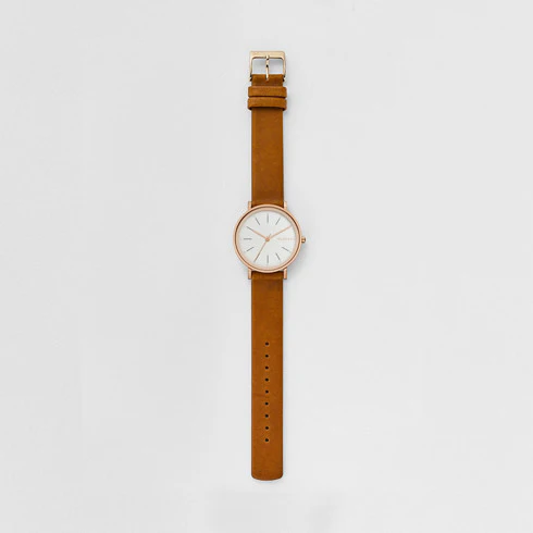 Skagen - Hald Brown Leather Watch - Image 3
