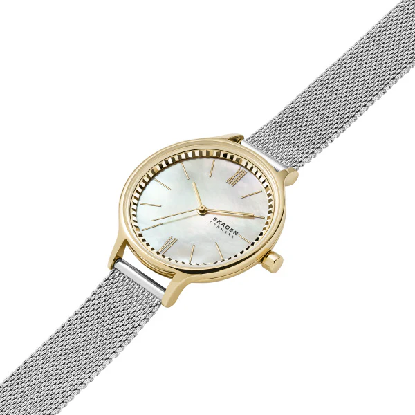 Skagen Watch Anita - Two Tone with MOP Dial - Image 4