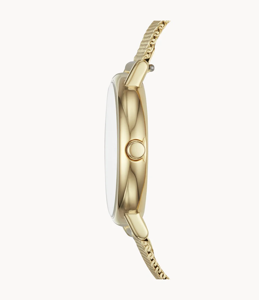 Skagen -  Signatur 30mm Gold Tone - Image 3