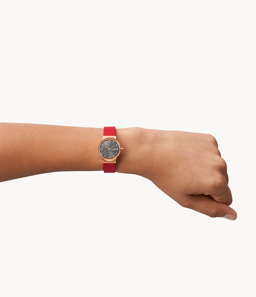 Skagen Freja Lille - Red Leather - Image 2