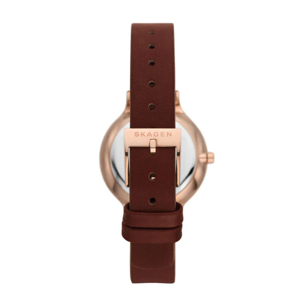 Skagen Anita Lille - Rose Gold-Tone & Red - Image 2