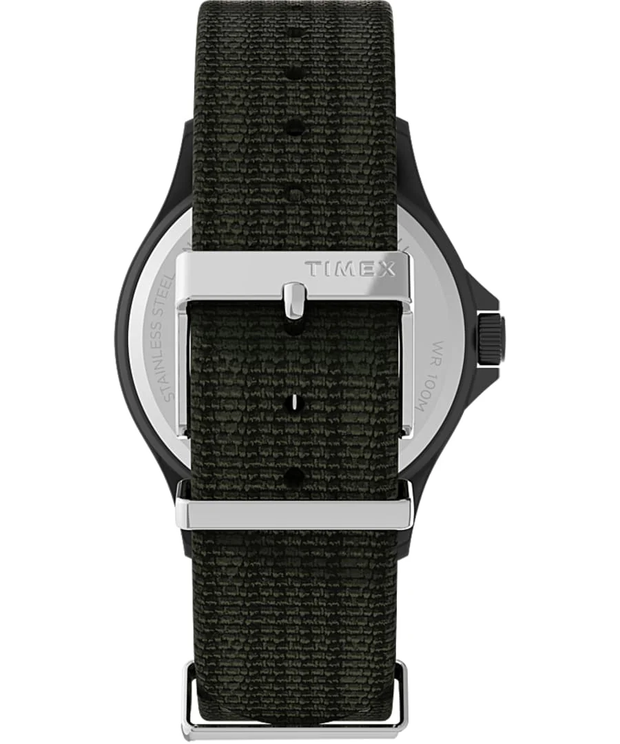Timex - NAVI XL 41MM - White Dial with Nylon Strap - Image 3