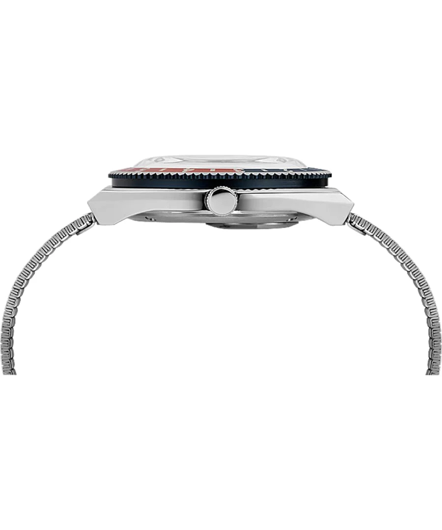 Timex - Q Reissue 38mm - "Pepsi" Bezel - Image 2