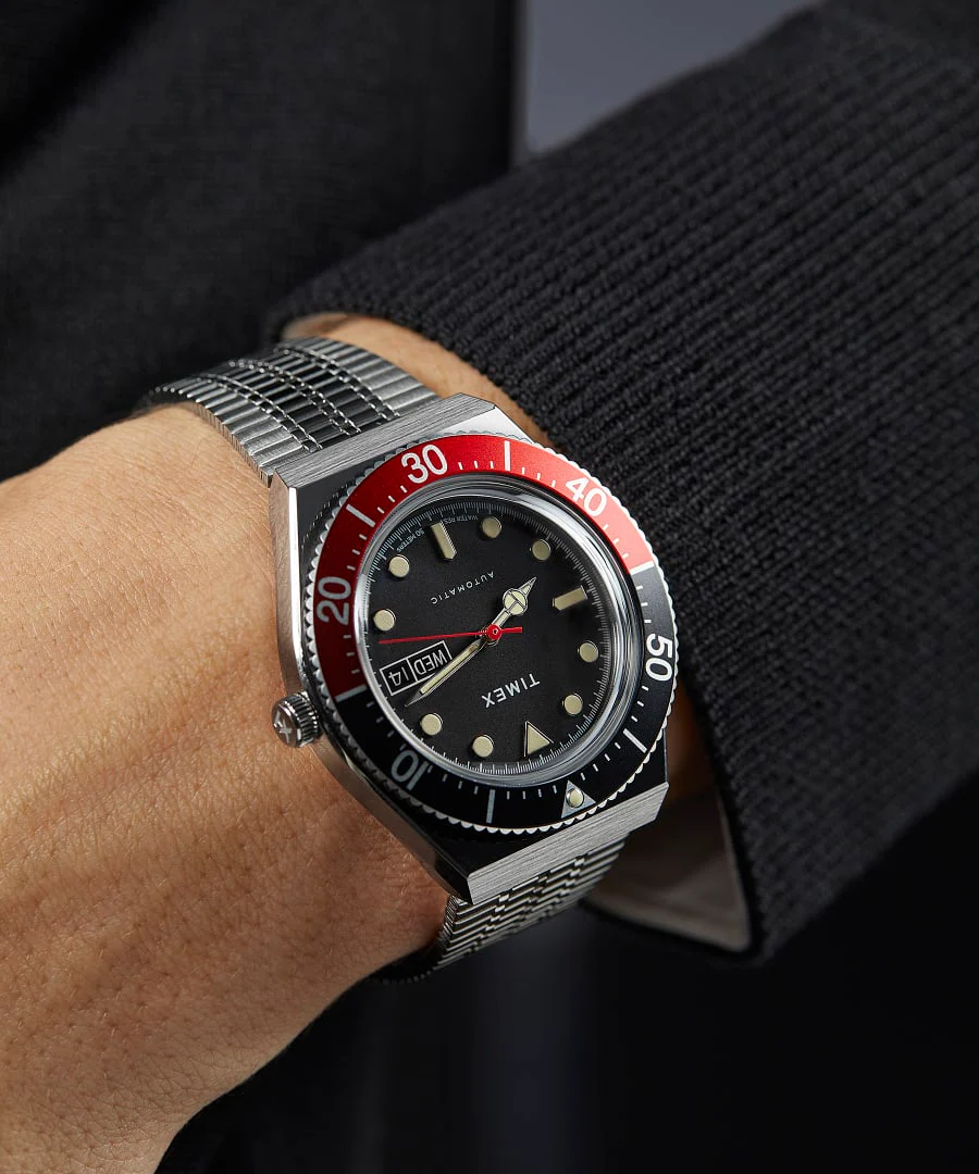 Timex - M79 40mm Automatic - Black & Red Bezel - Image 6