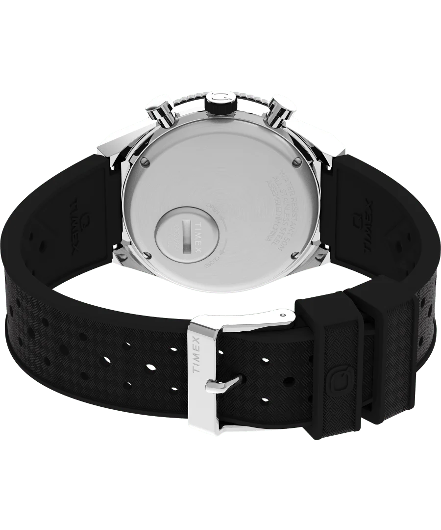 Timex - Q Reissue 40mm - Three Time Zone Chronograph - Image 5