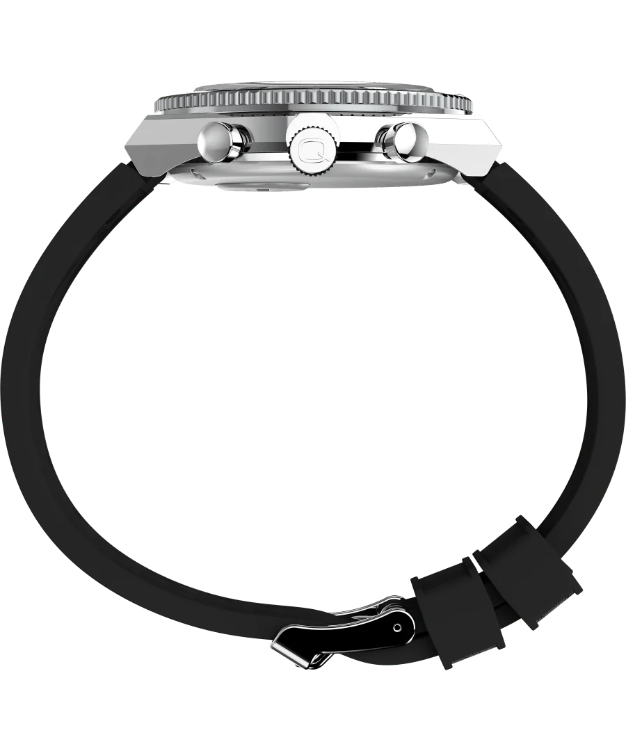 Timex - Q Reissue 40mm - Three Time Zone Chronograph - Image 2