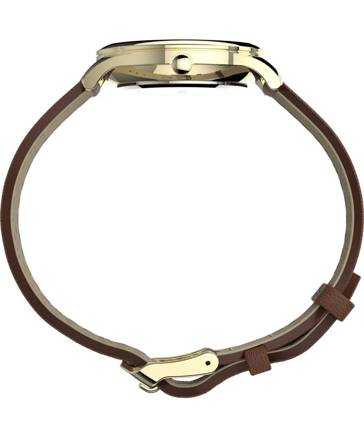 Timex - Modern Easy Reader 32mm Leather Strap Watch - Image 2