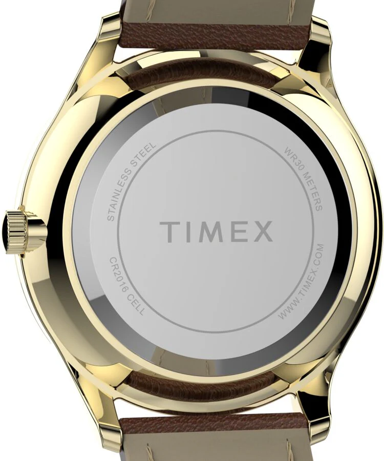 Timex - Modern Easy Reader 32mm Leather Strap Watch - Image 4