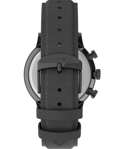 Timex - Waterbury Classic Chronograph 40mm Leather Strap Watch - Image 3