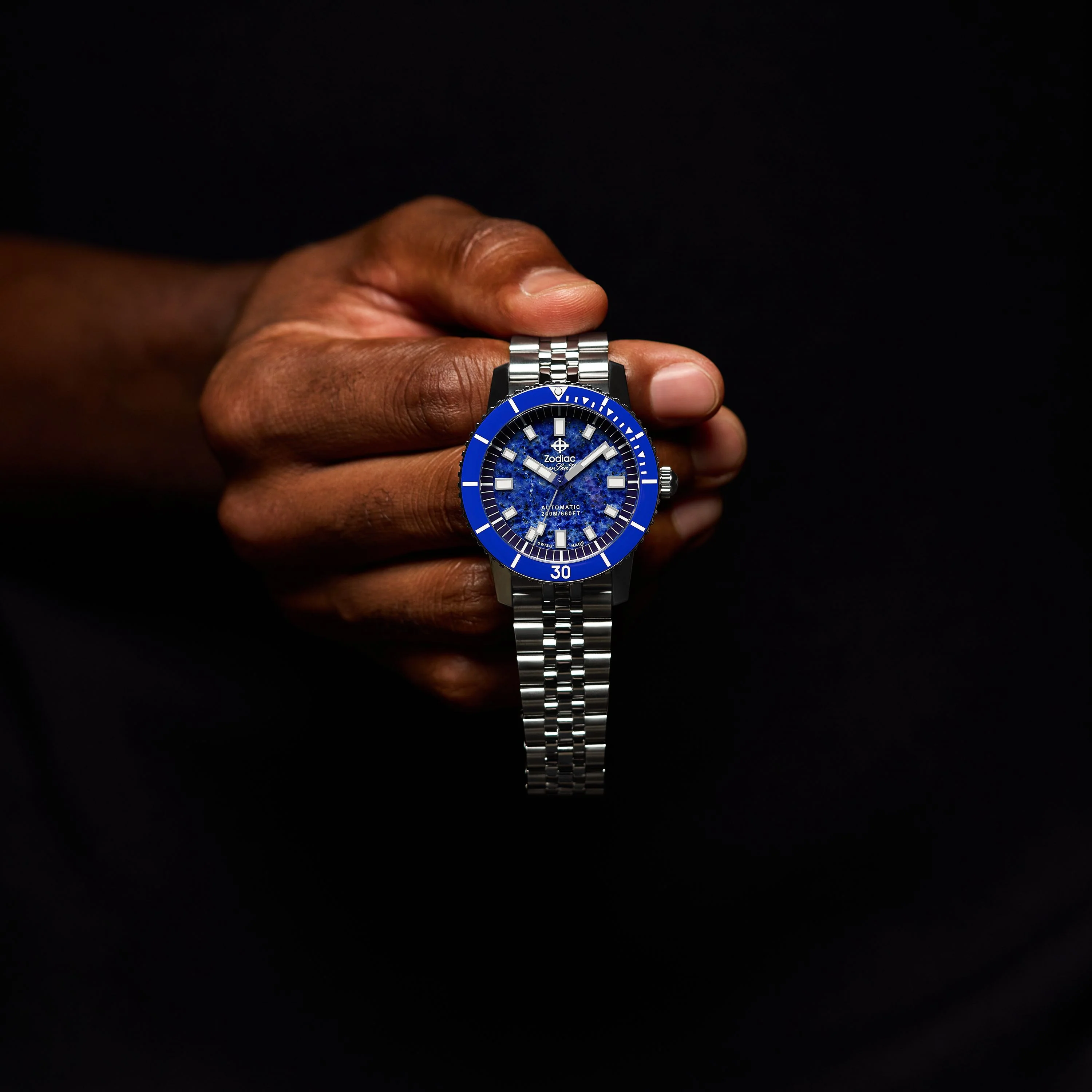 Zodiac - Super Sea Wolf Compression Diver - Genuine Lapis Dial - Image 6